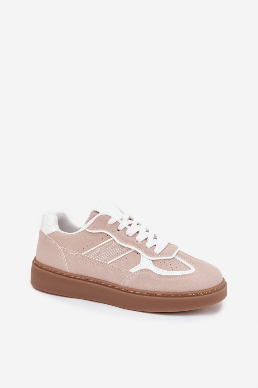 Faible Chaussures modèle baskets Féminin beige Brenelle Faible Chaussures modèle baskets Féminin beige Brenelle