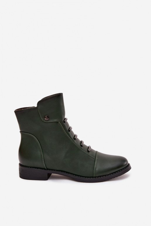 sich Zuarm laufen Damenstiefel mit breiten Absätzen grüne Farbe Labise sich Zuarm laufen Damenstiefel mit breiten Absätzen grüne Farbe Labise