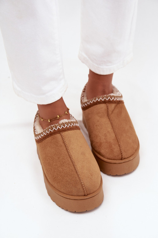 Bottes de neige Bas femmeHaftem avec une plateforme marron Taliah