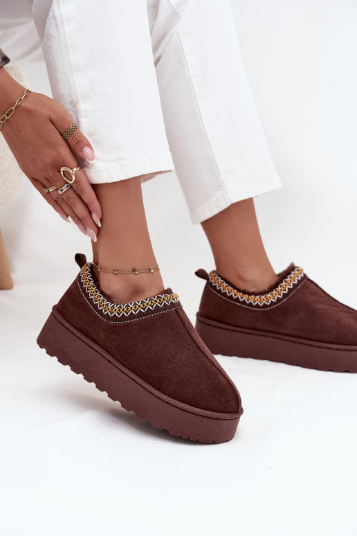 Bottes de neige Bas femmeHaftem avec une plateforme CzekoladoÀe Taliah