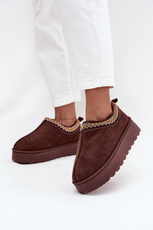 Bottes de neige Bas femmeHaftem avec une plateforme CzekoladoÀe Taliah