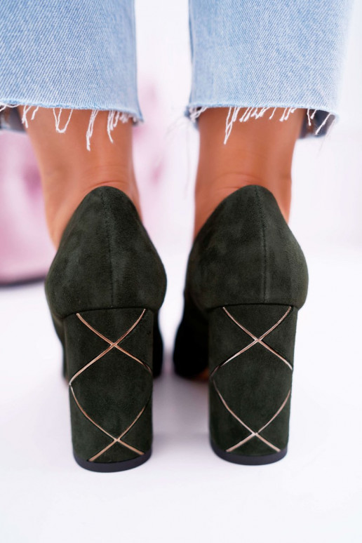 Schoenen Dames Laura Messi van suède groene kleur 2050 Schoenen Dames Laura Messi van suède groene kleur 2050