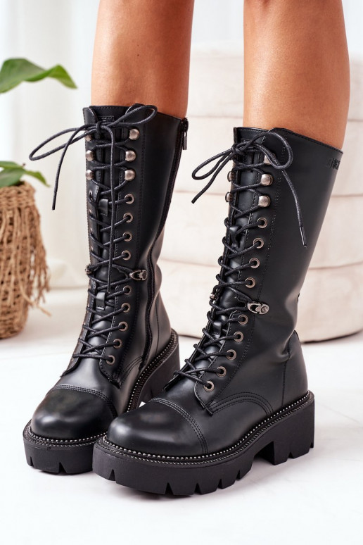 sich Zuarm laufen Stiefel Kirschblütenschuhe Big Star II274115 schZuarze Farbe sich Zuarm laufen Stiefel Kirschblütenschuhe Big Star II274115 schZuarze Farbe