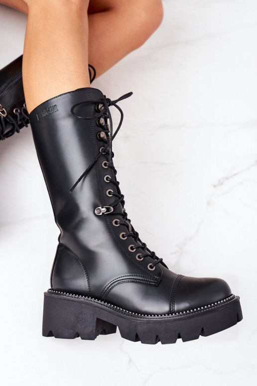 sich Zuarm laufen Stiefel Kirschblütenschuhe Big Star II274115 schZuarze Farbe sich Zuarm laufen Stiefel Kirschblütenschuhe Big Star II274115 schZuarze Farbe