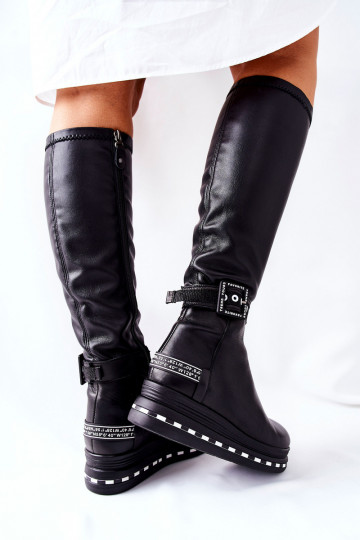 Leer laarzen Het heeftciejka met platform zInart 05293-01 2