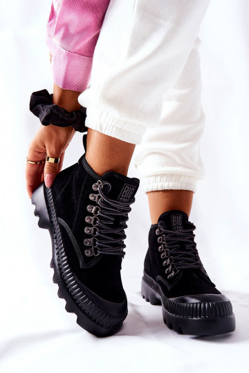 Leer schoenen Laarzen Big Star II274363 zInart