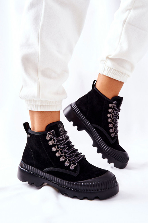 Haut Schuhe Stiefel Big Star II274363 schZuarze Farbe