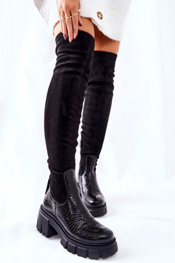 Haut Stiefel Es mussciejka  schZuarze Farbe 05260-01 2