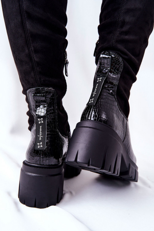 Haut Stiefel Es mussciejka  schZuarze Farbe 05260-01 Haut Stiefel Es mussciejka  schZuarze Farbe 05260-01