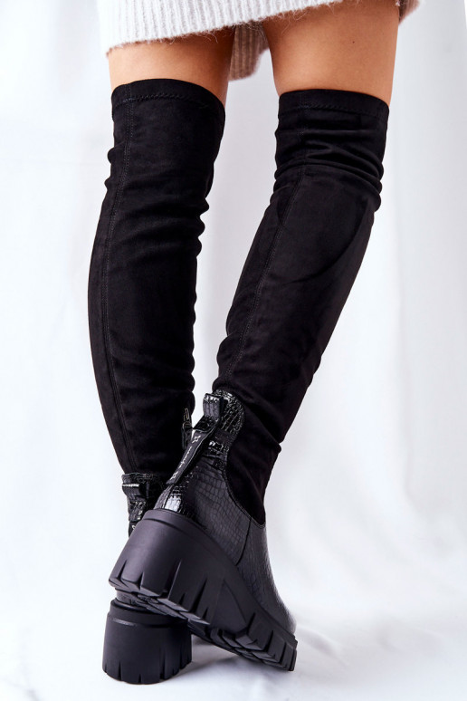 Peau bottes Il fautciejka  couleur noire 05260-01 Peau bottes Il fautciejka  couleur noire 05260-01