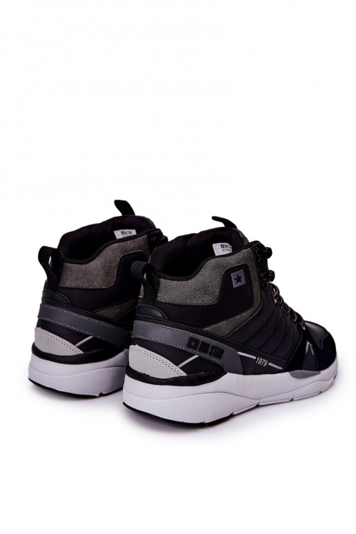 Groß Herrenschuhe im sportlichen Stil Big Star II174223 schZuarze Farbe Groß Herrenschuhe im sportlichen Stil Big Star II174223 schZuarze Farbe