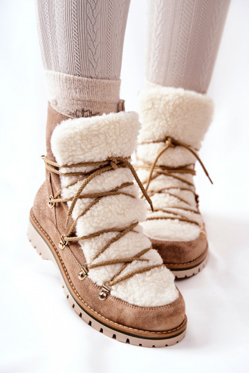 réchauffer Bottes chaussures beige Jiliana 2