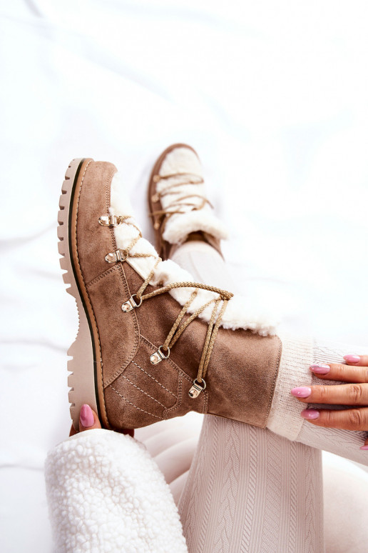 opInarmen Laarzen schoenen beige Jiliana