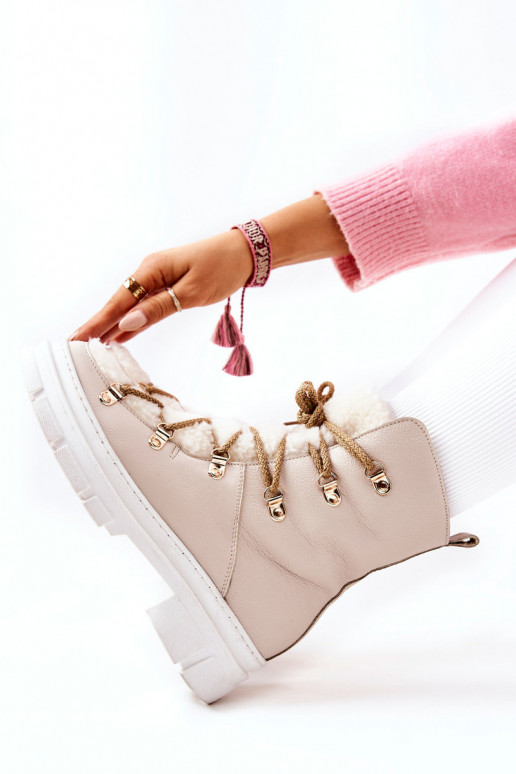 réchauffer Peau Bottes chaussures couleur ivoire Nerisso réchauffer Peau Bottes chaussures couleur ivoire Nerisso