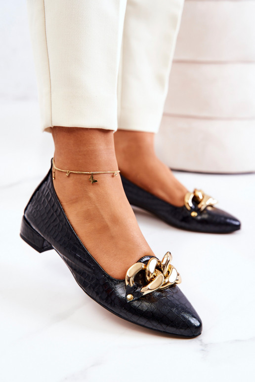 Leer met imitatie slangenleer Schoenen zInart Elissabeth Leer met imitatie slangenleer Schoenen zInart Elissabeth