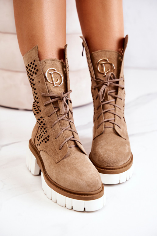 Peau Grand Bottines de travail Nicole marron 2706 Peau Grand Bottines de travail Nicole marron 2706