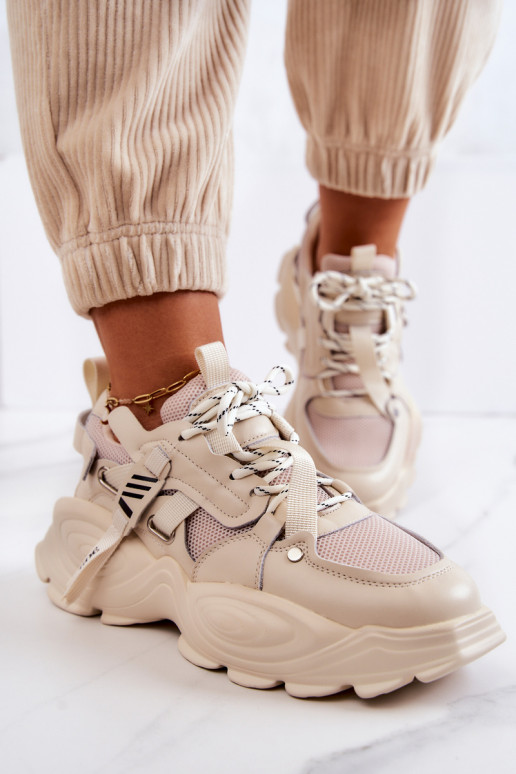 sportschoenen Sneakers model schoenen GOE JJ2N4082 beige sportschoenen Sneakers model schoenen GOE JJ2N4082 beige