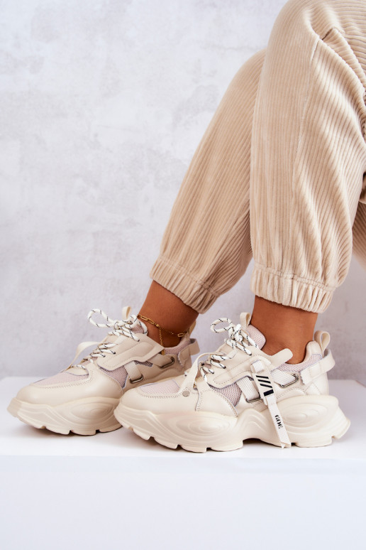 baskets Chaussures modèle baskets GOE JJ2N4082 beige baskets Chaussures modèle baskets GOE JJ2N4082 beige