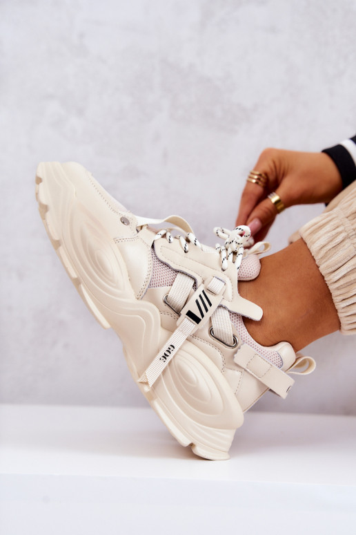 Turnschuhe Sneakers Stilvollllschuhe GOE JJ2N4082 Beige