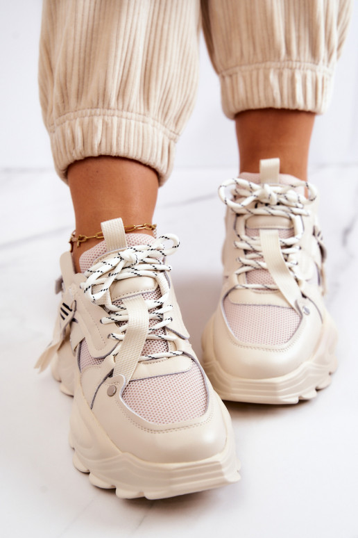 sportschoenen Sneakers model schoenen GOE JJ2N4082 beige sportschoenen Sneakers model schoenen GOE JJ2N4082 beige