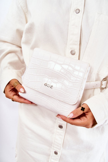 Skórzana Un petit sac à main GOE ZNJ035 Blanc