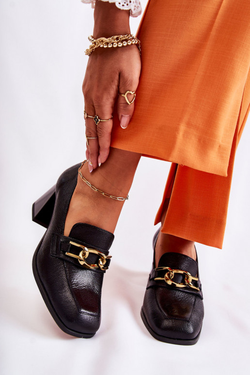 Leer Schoenen met kettingen Laura Messi 2515 zInart Leer Schoenen met kettingen Laura Messi 2515 zInart