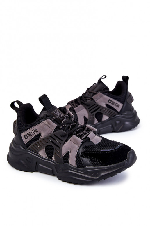 Männlich Sportlicher Stil Schuhe Big Star KK174054 schZuarze Farbe  Männlich Sportlicher Stil Schuhe Big Star KK174054 schZuarze Farbe