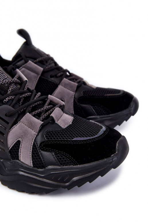 Mâle Style sportif chaussures Big Star KK174054 couleur noire  Mâle Style sportif chaussures Big Star KK174054 couleur noire