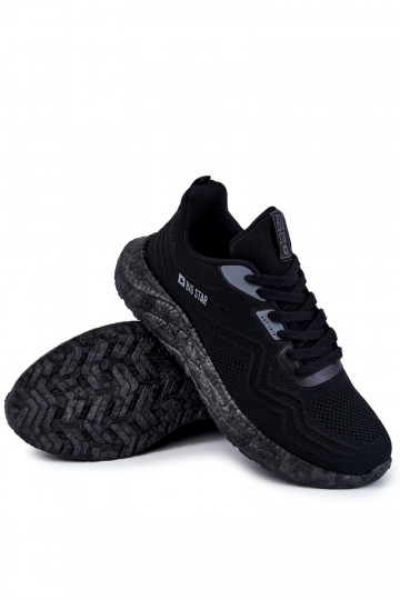 Männlich Turnschuhe Big Star KK174018 schZuarze Farbe 2