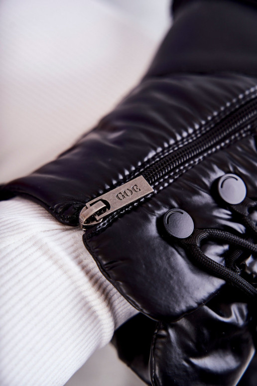 Féminin Bottes de neige avec des lacets GOE KK2N4017 couleur noire