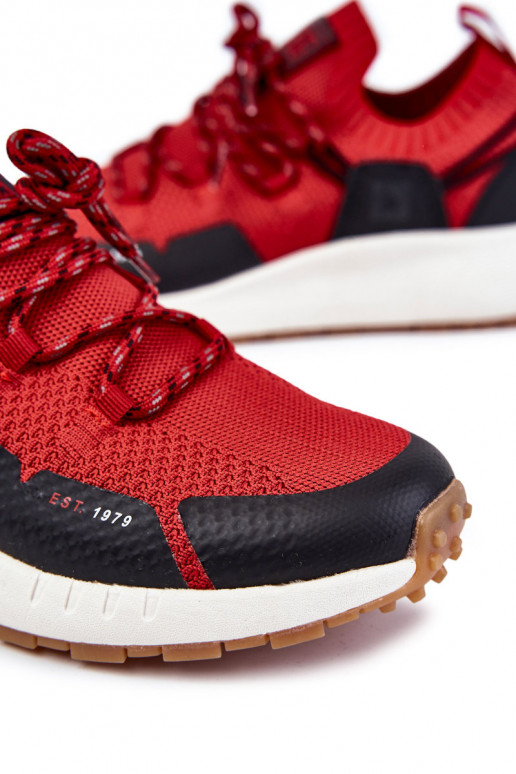 Het heeftnnen sportschoenen Big Star KK174013 rood Het heeftnnen sportschoenen Big Star KK174013 rood