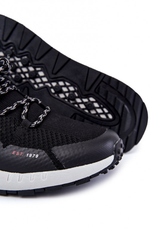 Mâle baskets Big Star KK174015 couleur noire