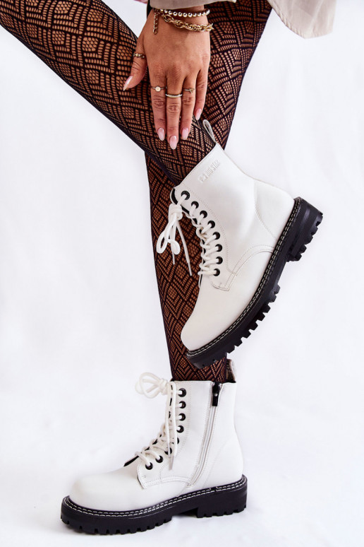 Dames Laarzen met platform Big Star KK274539 Initte kleur Dames Laarzen met platform Big Star KK274539 Initte kleur