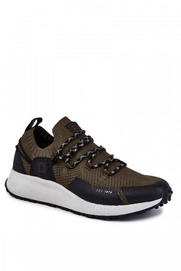 Baskets de sport kaki pour hommes Big Star KK174014