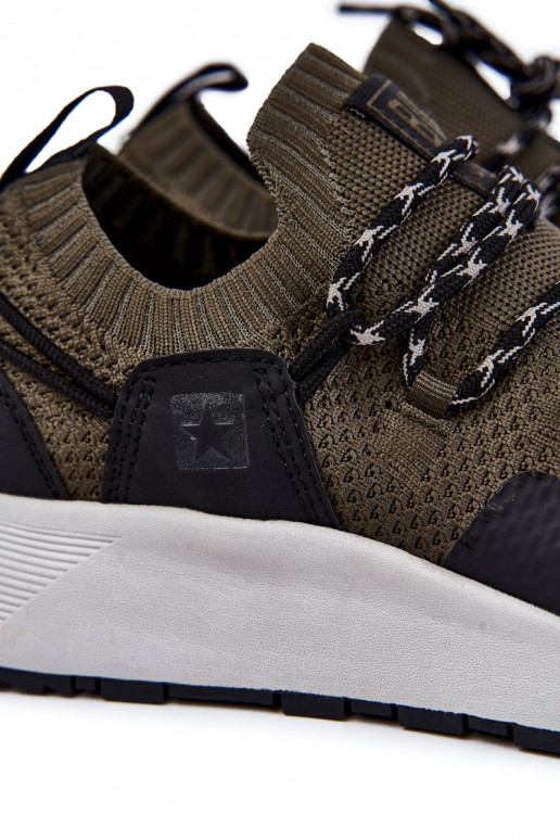 Het heeftnnen sportschoenen Big Star KK174014 kaki kleuren Het heeftnnen sportschoenen Big Star KK174014 kaki kleuren