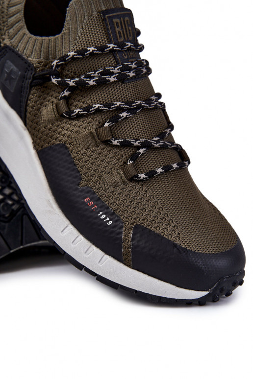 Männlich Turnschuhe Big Star KK174014 Khaki-Farbe Männlich Turnschuhe Big Star KK174014 Khaki-Farbe