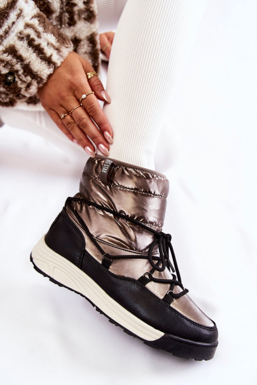 Dames SneeuIn laarzen Memory Foam Big Star KK274275 grijs-zInart Dames SneeuIn laarzen Memory Foam Big Star KK274275 grijs-zInart