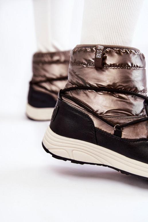 Dames SneeuIn laarzen Memory Foam Big Star KK274275 grijs-zInart Dames SneeuIn laarzen Memory Foam Big Star KK274275 grijs-zInart