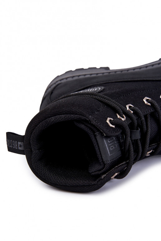 Männlich Stiefel Schuhe Memory Foam Big Star KK174206 schZuarze Farbe Männlich Stiefel Schuhe Memory Foam Big Star KK174206 schZuarze Farbe