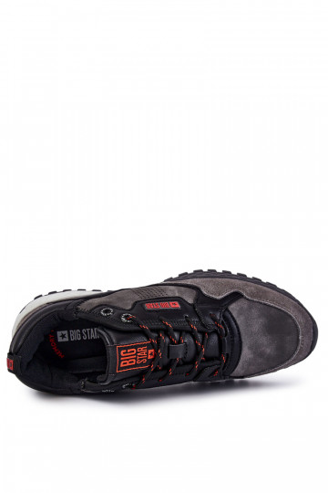 Männlich Klassisches Stilvollll Turnschuhe Memory Foam Big Star KK174271 graue Farbe 2