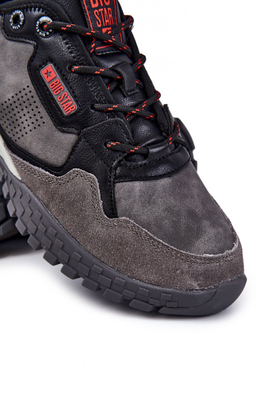 Männlich Klassisches Stilvollll Turnschuhe Memory Foam Big Star KK174271 graue Farbe Männlich Klassisches Stilvollll Turnschuhe Memory Foam Big Star KK174271 graue Farbe