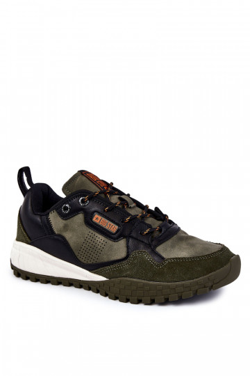 Männlich Klassisches Stilvollll Turnschuhe Memory Foam Big Star KK174272 grüne Farbe