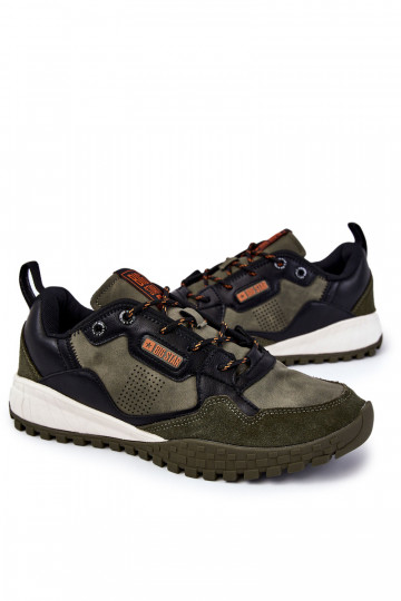 Männlich Klassisches Stilvollll Turnschuhe Memory Foam Big Star KK174272 grüne Farbe 2