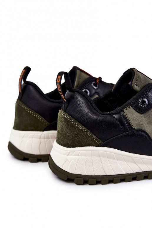 Het heeftnnen Het klassieke model sportschoenen Memory Foam Big Star KK174272 groene kleur Het heeftnnen Het klassieke model sportschoenen Memory Foam Big Star KK174272 groene kleur