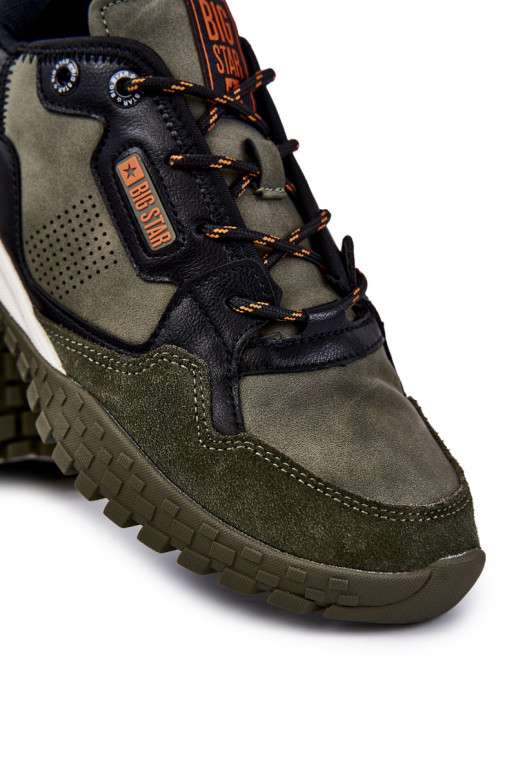 Het heeftnnen Het klassieke model sportschoenen Memory Foam Big Star KK174272 groene kleur Het heeftnnen Het klassieke model sportschoenen Memory Foam Big Star KK174272 groene kleur