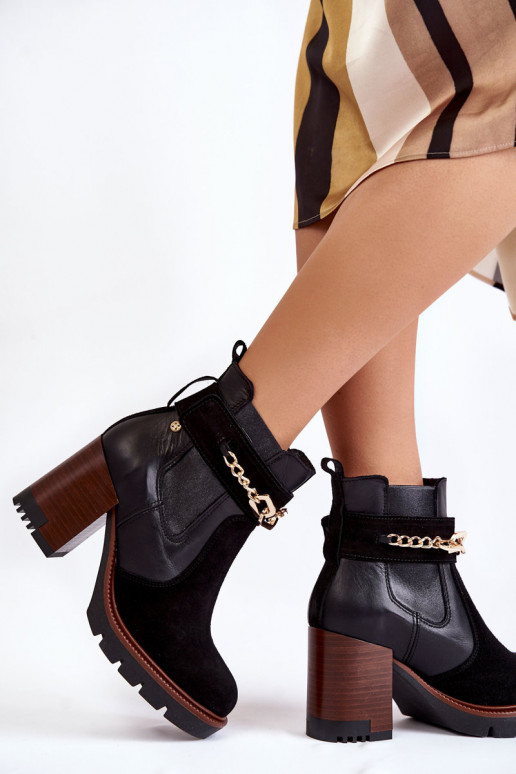 Bottes pour femmes Il fautciejka 05781-01 couleur noire