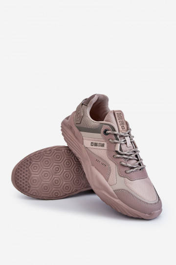 Heren casual schoenen Memory Foam System Big Star LL174151 zandkleurig 2