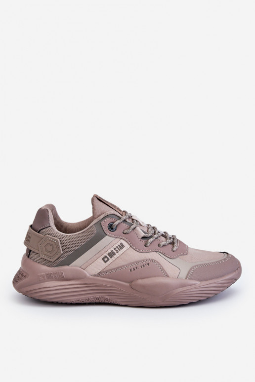 Het heeftnnen Eenvoudig Sneakers model schoenen Memory Foam System Big Star LL174151 beige Het heeftnnen Eenvoudig Sneakers model schoenen Memory Foam System Big Star LL174151 beige
