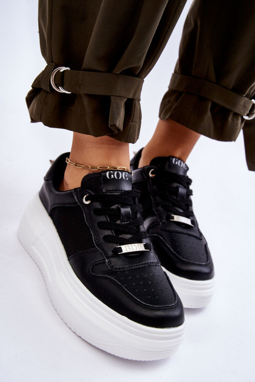 Féminin Modèle classique baskets GOE LL2N4061 couleur noire Féminin Modèle classique baskets GOE LL2N4061 couleur noire