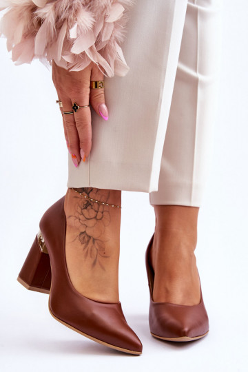 Peau Chaussures LeÀski 3117 marron